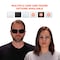 Ergodyne Anti-Fog Smoke Lens Matte Black Frameless Safety Glasses VALI-AF - alternate 8